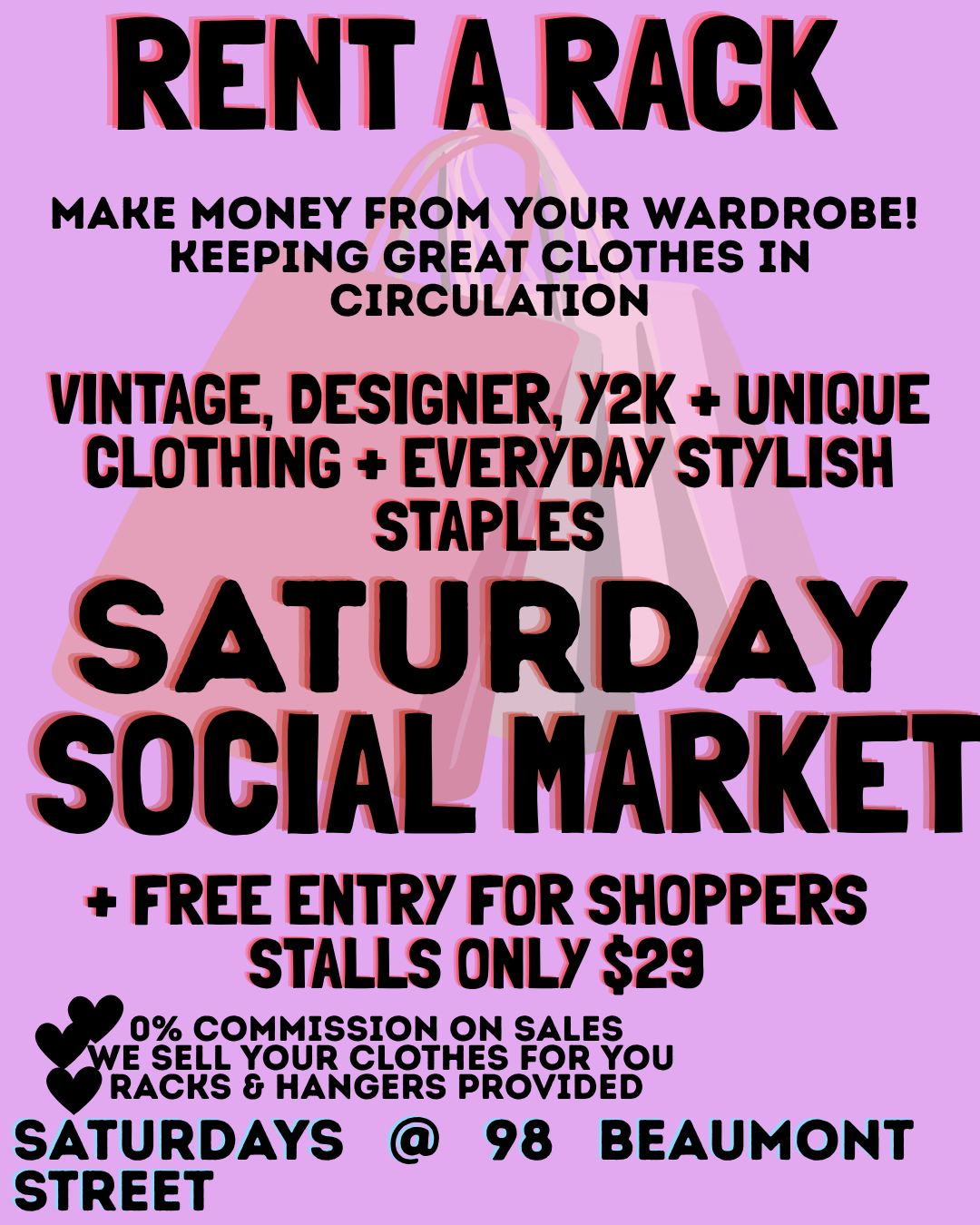 Saturday Social Market @ 98 Beaumont Street